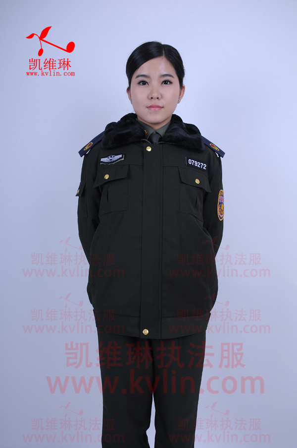 矿山救护制服女士春秋执勤服
